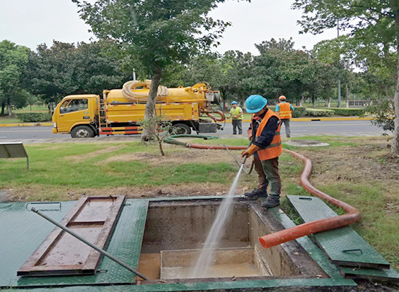 市北化油池清理